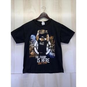 Vtg Y2K Alstyle Apparel John Cena WWE The Champ Is Here Youth T Shirt YL-5948